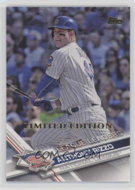 2017 Topps - [Base] - Limited Edition #204 - League Leaders - Anthony Rizzo