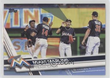 2017 Topps - [Base] - Powder Blue Father's Day #217 - Miami Marlins /50