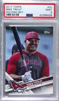 SP - Update Variation - Mike Trout (Holding Bat) [PSA 9 MINT]