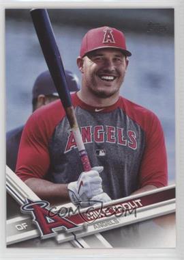 2017 Topps - [Base] #20.3 - SP - Update Variation - Mike Trout (Holding Bat)