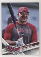 Update SP Variation - Mike Trout (Holding Bat) [EX to NM]
