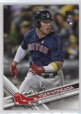 2017 Topps - [Base] #210.1 - Yoan Moncada (Blue Jersey)