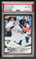 David Dahl (Batting Follow Through) [PSA 8 NM‑MT]