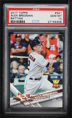 2017 Topps - [Base] #341.1 - Alex Bregman (Batting) [PSA 10 GEM MT]