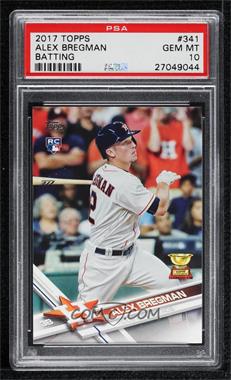 2017 Topps - [Base] #341.1 - Alex Bregman (Batting) [PSA 10 GEM MT]