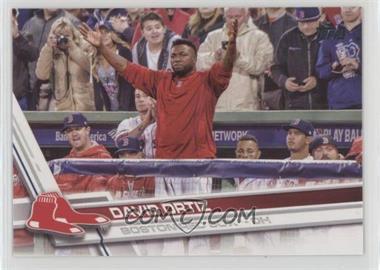 2017 Topps - [Base] #350.6 - SSP - Image Variation - David Ortiz (In Dugout with Arms Raised)