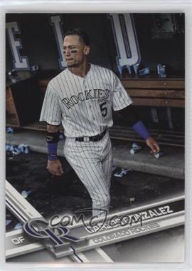 2017 Topps - [Base] #425.2 - SP - Image Variation - Carlos Gonzalez (White Jersey)