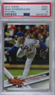 2017 Topps - [Base] #555.1 - Noah Syndergaard (Pitching) [PSA 9 MINT]