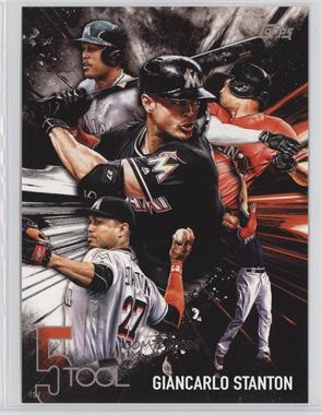 2017 Topps - Five Tool - Topps.com Online Exclusive 5 x 7 #5T-11 - Giancarlo Stanton /49