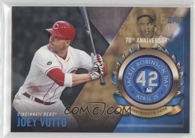 2017 Topps - Jackie Robinson Day Commemorative Patch #JRPC-JVO - Joey Votto