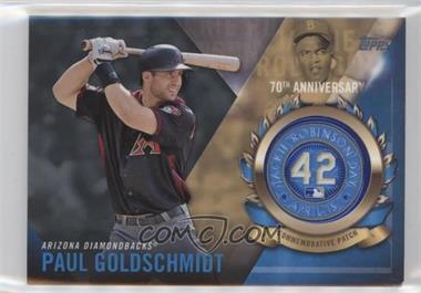 2017 Topps - Jackie Robinson Day Commemorative Patch #JRPC-PG - Paul Goldschmidt