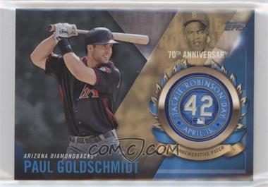 2017 Topps - Jackie Robinson Day Commemorative Patch #JRPC-PG - Paul Goldschmidt