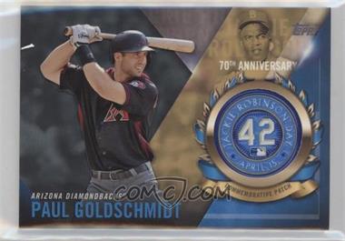 2017 Topps - Jackie Robinson Day Commemorative Patch #JRPC-PG - Paul Goldschmidt