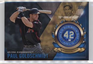 2017 Topps - Jackie Robinson Day Commemorative Patch #JRPC-PG - Paul Goldschmidt