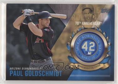 2017 Topps - Jackie Robinson Day Commemorative Patch #JRPC-PG - Paul Goldschmidt