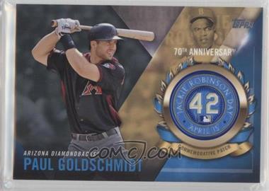 2017 Topps - Jackie Robinson Day Commemorative Patch #JRPC-PG - Paul Goldschmidt