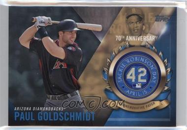 2017 Topps - Jackie Robinson Day Commemorative Patch #JRPC-PG - Paul Goldschmidt