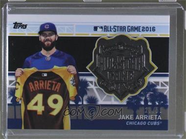 2017 Topps - MLB All-Star Team Medallions - Black #MLBAS-JAR - Jake Arrieta /50