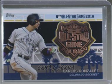 2017 Topps - MLB All-Star Team Medallions - Copper #MLBAS-CG - Carlos Gonzalez