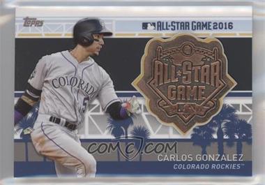 2017 Topps - MLB All-Star Team Medallions - Copper #MLBAS-CG - Carlos Gonzalez