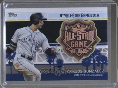 2017 Topps - MLB All-Star Team Medallions - Copper #MLBAS-CG - Carlos Gonzalez