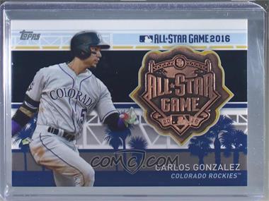 2017 Topps - MLB All-Star Team Medallions - Copper #MLBAS-CG - Carlos Gonzalez