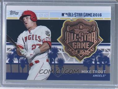 2017 Topps - MLB All-Star Team Medallions - Copper #MLBAS-MT - Mike Trout