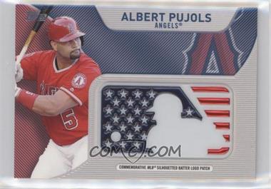 2017 Topps - MLB Independence Day Silhouetted Batter Logo Patch #IDML-AP - Albert Pujols