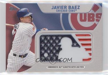 2017 Topps - MLB Independence Day Silhouetted Batter Logo Patch #IDML-JB - Javier Baez