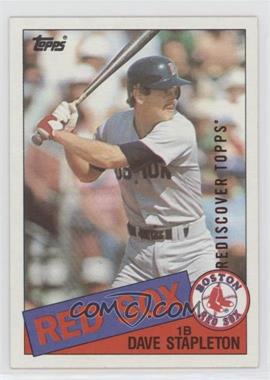 2017 Topps - Rediscover Topps Buybacks - Bronze #1985-322 - Dave Stapleton