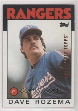 2017 Topps - Rediscover Topps Buybacks - Bronze #1986-739 - Dave Rozema [EX to NM]