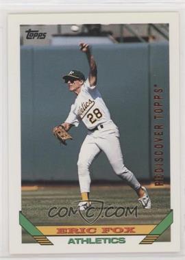 2017 Topps - Rediscover Topps Buybacks - Bronze #1993-46 - Eric Fox