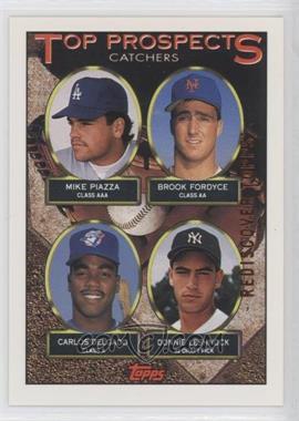 2017 Topps - Rediscover Topps Buybacks - Bronze #1993-701 - Top Prospects - Mike Piazza, Brook Fordyce, Carlos Delgado, Donnie Leshnock
