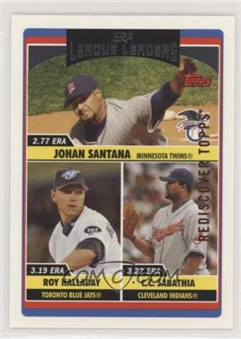 2017 Topps - Rediscover Topps Buybacks - Bronze #2006-UH207 - Johan Santana, Roy Halladay, C.C. Sabathia