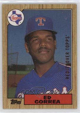 2017 Topps - Rediscover Topps Buybacks - Red #1987-334 - Ed Correa