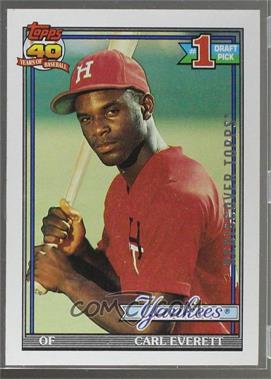 2017 Topps - Rediscover Topps Buybacks - Silver #1991-113 - Carl Everett