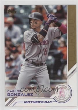 2017 Topps - Topps Salute #S-59 - Mother's Day - Carlos Gonzalez