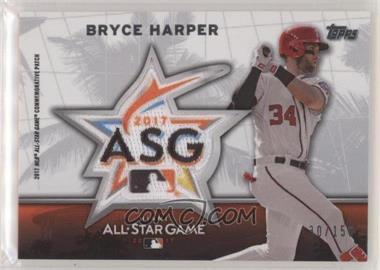2017 Topps All-Star FanFest Miami - All-Star Game Patches #ASGP-6 - Bryce Harper /150