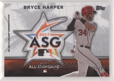 2017 Topps All-Star FanFest Miami - All-Star Game Patches #ASGP-6 - Bryce Harper /150