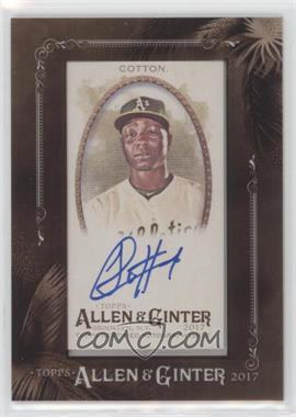 2017 Topps Allen & Ginter's - Autographed Minis - Framed #MA-JCO - Jharel Cotton