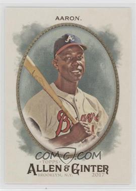 2017 Topps Allen & Ginter's - [Base] - Hot Box Foil #231 - Hank Aaron