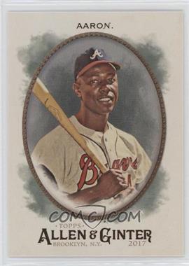 2017 Topps Allen & Ginter's - [Base] - Hot Box Foil #231 - Hank Aaron