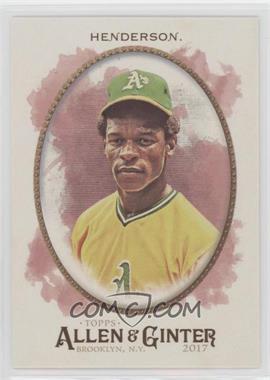 2017 Topps Allen & Ginter's - [Base] #54 - Rickey Henderson