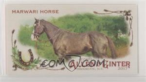 2017 Topps Allen & Ginter's - Horse in the Race Minis #HR-17 - Marwari Horse