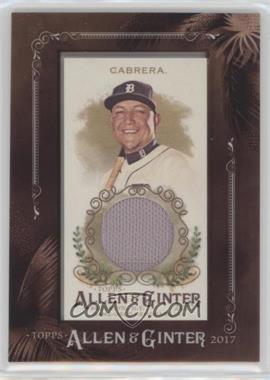 2017 Topps Allen & Ginter's - Mini Framed Relics #MR-MC - Miguel Cabrera