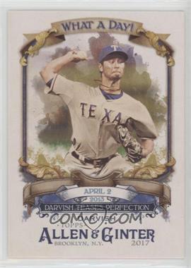 2017 Topps Allen & Ginter's - What a Day #WAD-34 - Yu Darvish
