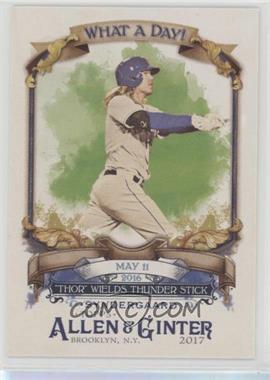 2017 Topps Allen & Ginter's - What a Day #WAD-57 - Noah Syndergaard