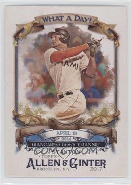 2017 Topps Allen & Ginter's - What a Day #WAD-98 - Giancarlo Stanton