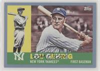 1960 - Lou Gehrig #/75