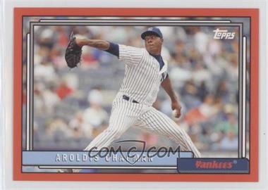2017 Topps Archives - [Base] - Soft Red #289 - 1992 - Aroldis Chapman /25